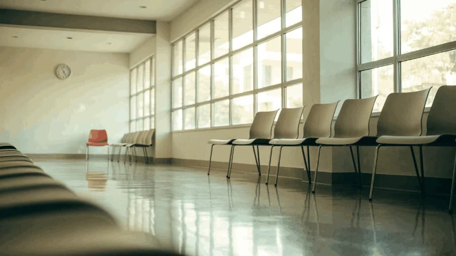 Sala de espera vazia